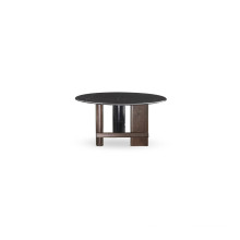 Estilo nórdico de mármore minimalista moderno mesas de jantar oval
